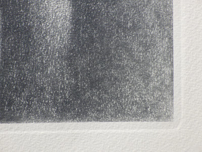 Georges SEURAT : Femme au nœud noi, Gravure originale (photo de détail 3) - Crédit photo : Galerie Art.Paris