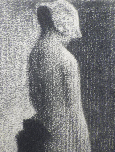 Georges SEURAT : Femme au nœud noi, Gravure originale (photo de détail 6) - Crédit photo : Galerie Art.Paris