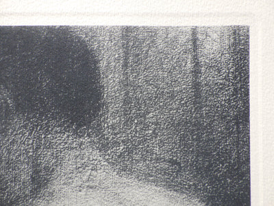 Georges SEURAT : Torse d'homme n, Gravure originale (photo de détail 6) - Crédit photo : Galerie Art.Paris