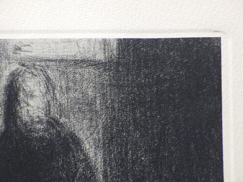 Georges SEURAT : La concierg, Gravure originale (photo de détail 6) - Crédit photo : Galerie Art.Paris