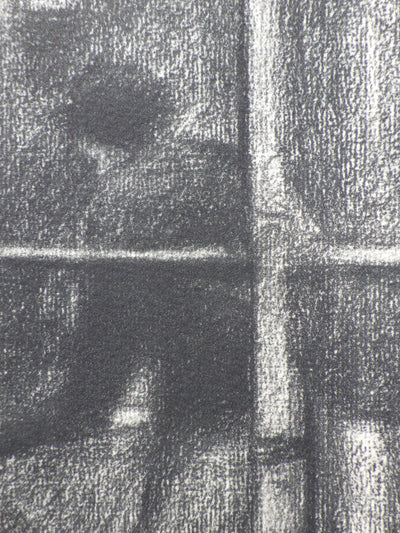 Georges SEURAT : L'échafaudag, Gravure originale (photo de détail 8) - Crédit photo : Galerie Art.Paris