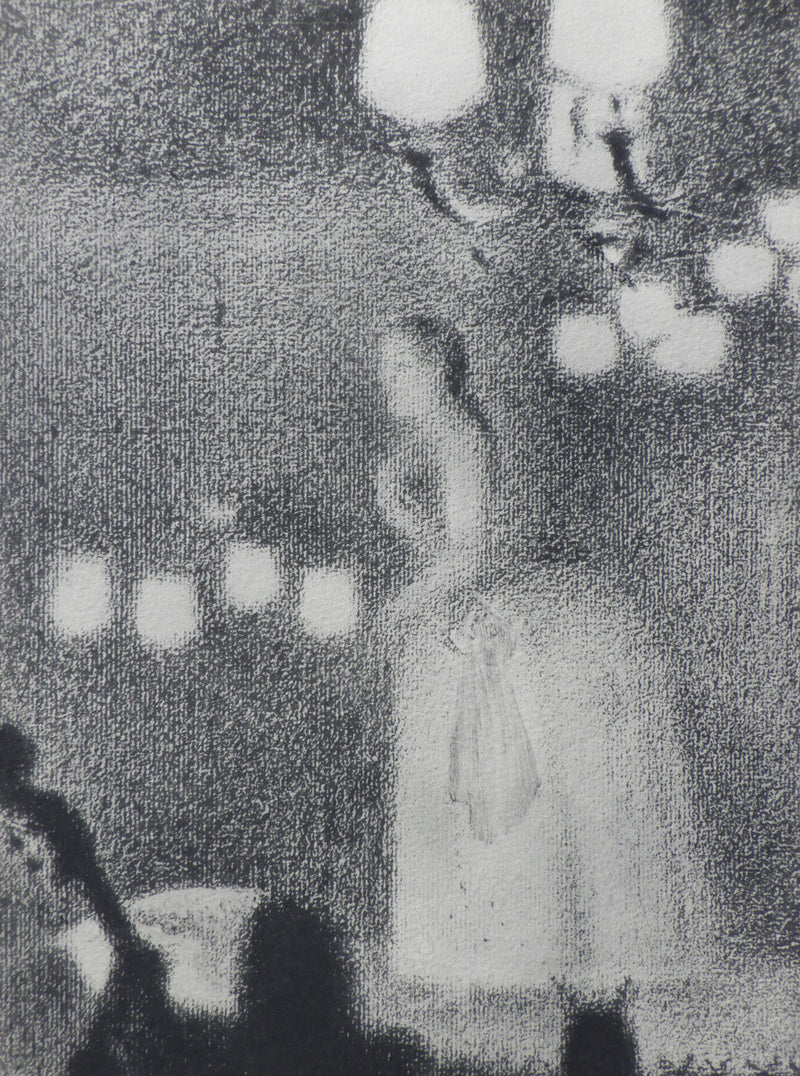 Georges SEURAT : La chanteuse au concer, Gravure originale (photo de détail 2) - Crédit photo : Galerie Art.Paris