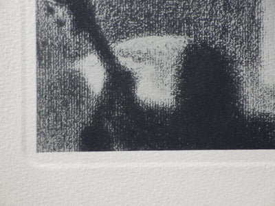 Georges SEURAT : La chanteuse au concer, Gravure originale (photo de détail 3) - Crédit photo : Galerie Art.Paris