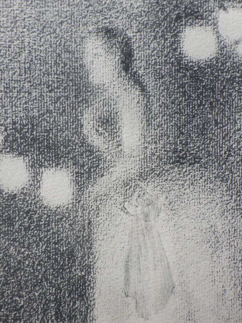 Georges SEURAT : La chanteuse au concer, Gravure originale (photo de détail 6) - Crédit photo : Galerie Art.Paris