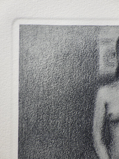 Georges SEURAT : Modèle nue en pose, Gravure