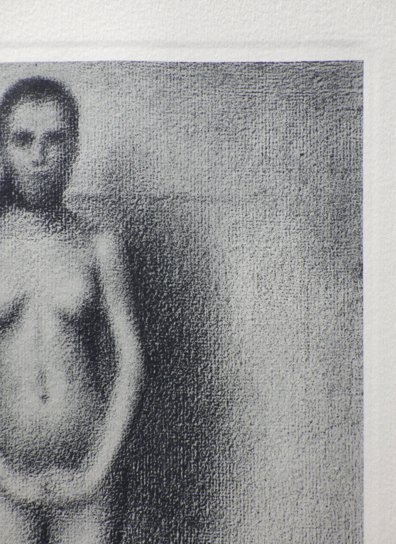 Georges SEURAT : Modèle nue en pose, Gravure