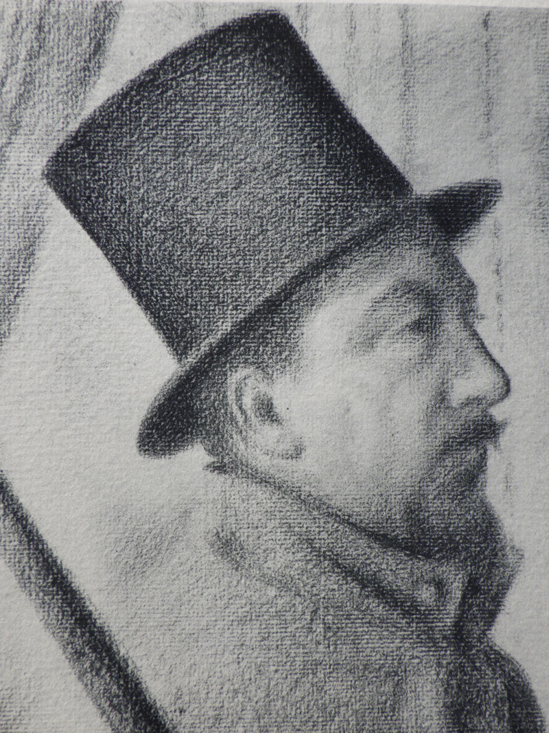 Georges SEURAT : Portrait de Paul Signa, Gravure originale (photo de détail 6) - Crédit photo : Galerie Art.Paris