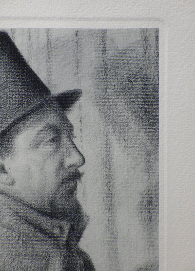 Georges SEURAT : Portrait de Paul Signa, Gravure originale (photo de détail 7) - Crédit photo : Galerie Art.Paris