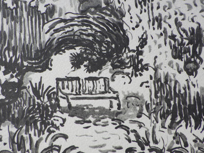 Paul SIGNAC : Jardin fleuri à Saint Trope, Gravure originale (photo de détail 6) - Crédit photo : Galerie Art.Paris