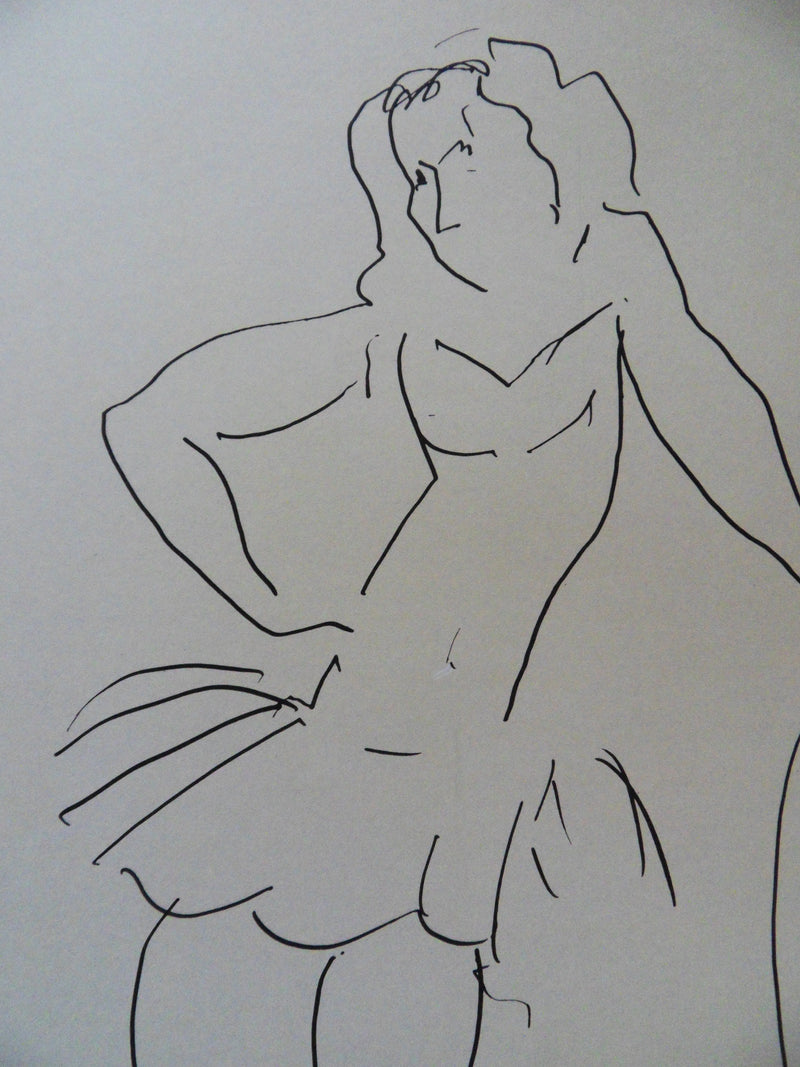 Henri MATISSE : Christiane, la danseuse, Affiche originale (photo de détail 3) - Crédit photo : Galerie Art.Paris