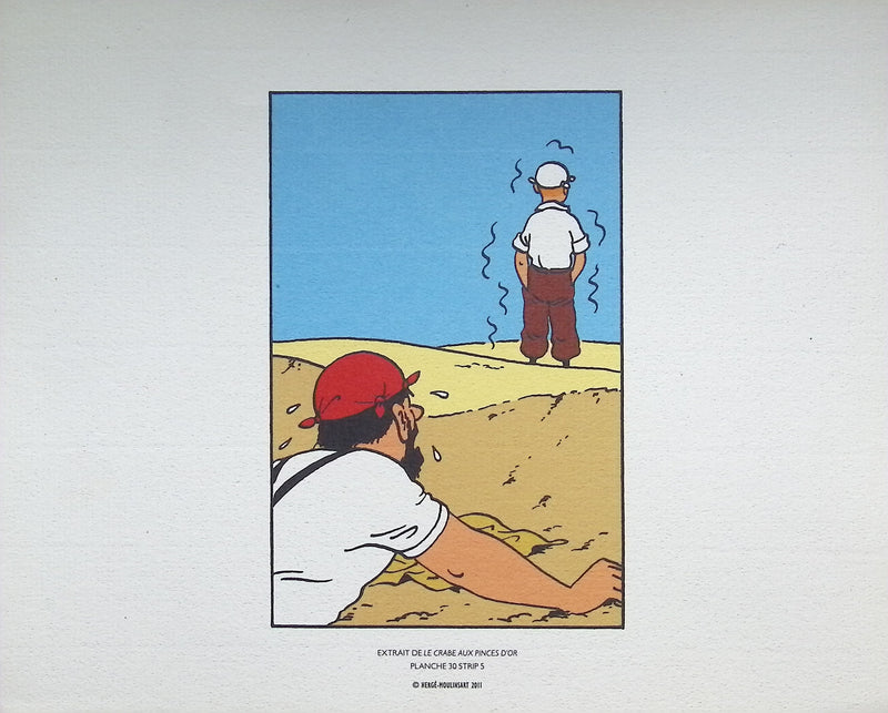  HERGE : Tintin - le crabe aux pinces d&