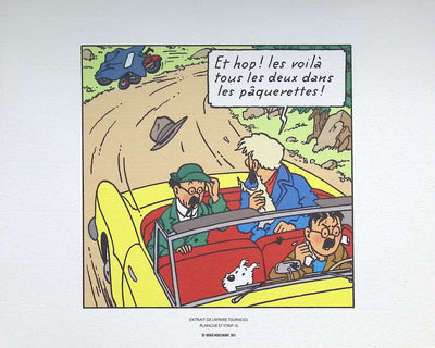  HERGE : Tintin - L'affaire Tournesol, Lithographie originale (photo de détail 3) - Crédit photo : Galerie Art.Paris