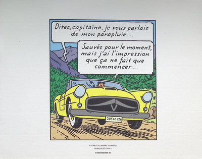  HERGE : Tintin - L'affaire Tournesol, Lithographie originale (photo de détail 4) - Crédit photo : Galerie Art.Paris