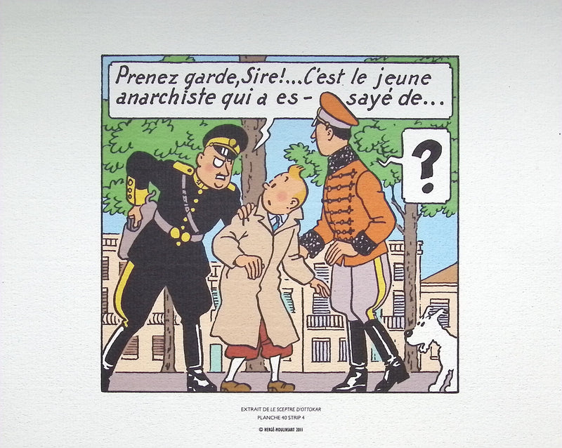  HERGE : Tintin - Le sceptre d&