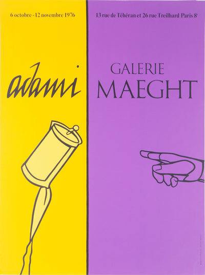 Valerio ADAMI : Canette fuyante - Affiche