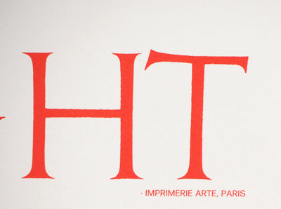 Valerio ADAMI : Le voyage du dessin - Affiche (détail)