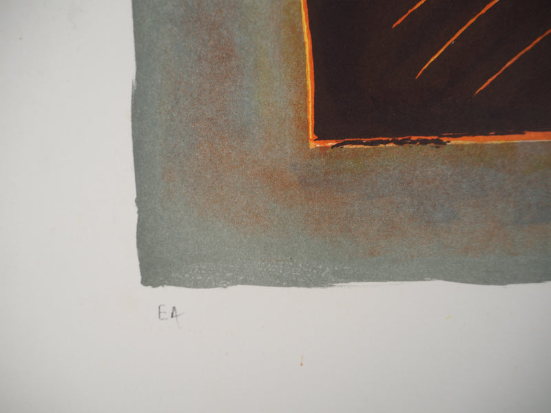 Tony AGOSTINI : Nature morte aux pichets - Lithographie (détail)