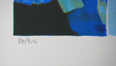 Tony AGOSTINI : Nature morte au raisin, 1977 - Lithographie (détail)