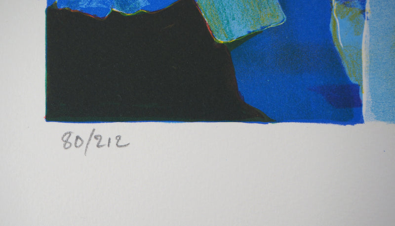 Tony AGOSTINI : Nature morte au raisin, 1977 - Lithographie (détail)