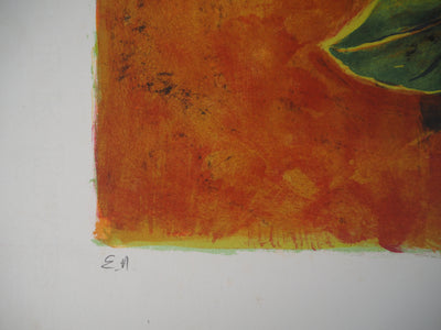 Tony AGOSTINI : Violon, Menuet d'automne - Lithographie (détail)