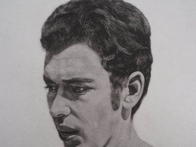 Pierre ALBUISSON : Homme libre - Gravure (détail)