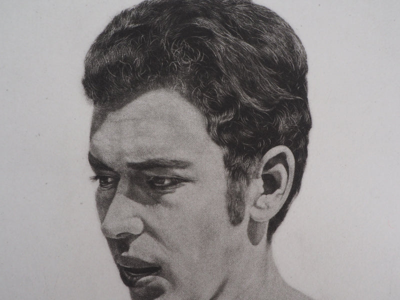 Pierre ALBUISSON : Homme libre - Gravure (détail)