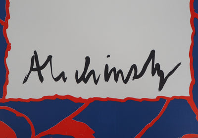 Pierre ALECHINSKY : La couronne florale - Affiche (détail)