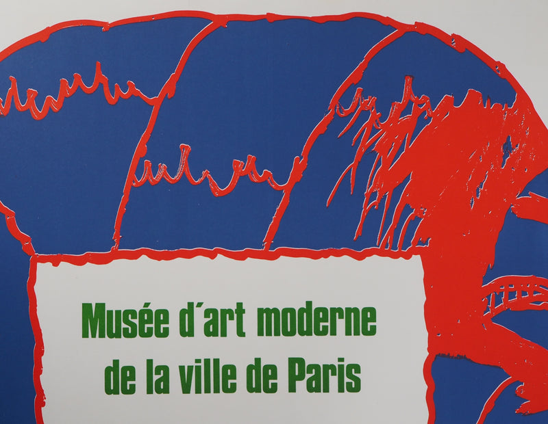 Pierre ALECHINSKY : La couronne florale - Affiche (détail)