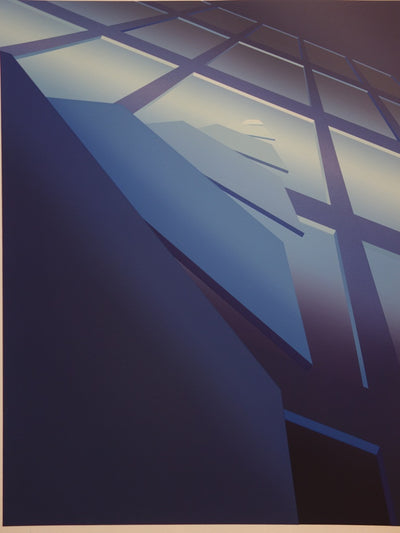 Jean ALLEMAND : Espace Temps - Lithographie (détail)