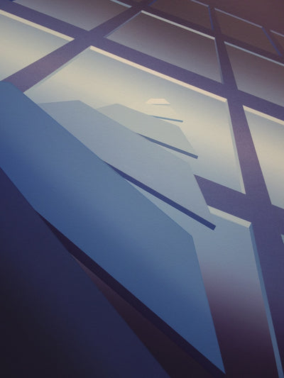 Jean ALLEMAND : Espace Temps - Lithographie (détail)