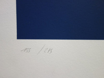 Jean ALLEMAND : Espace Temps - Lithographie (détail)