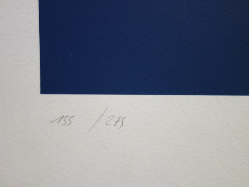 Jean ALLEMAND : Espace Temps - Lithographie (détail)