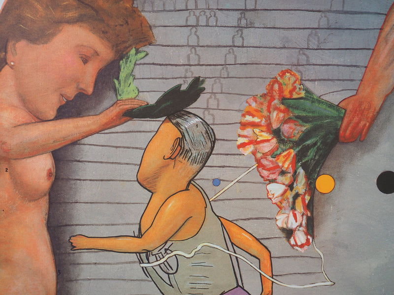 Pat ANDREA : Hommage au coureur - Lithographie (détail)