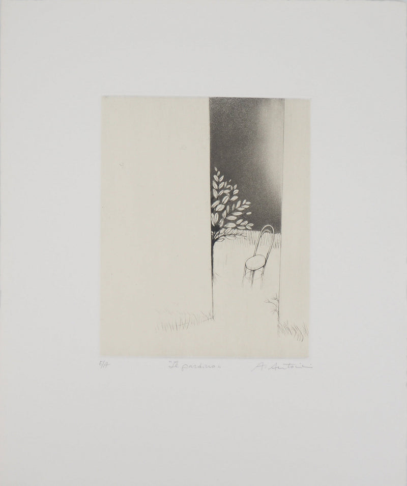 Annapia ANTONINI : Le giardino - Gravure (détail)