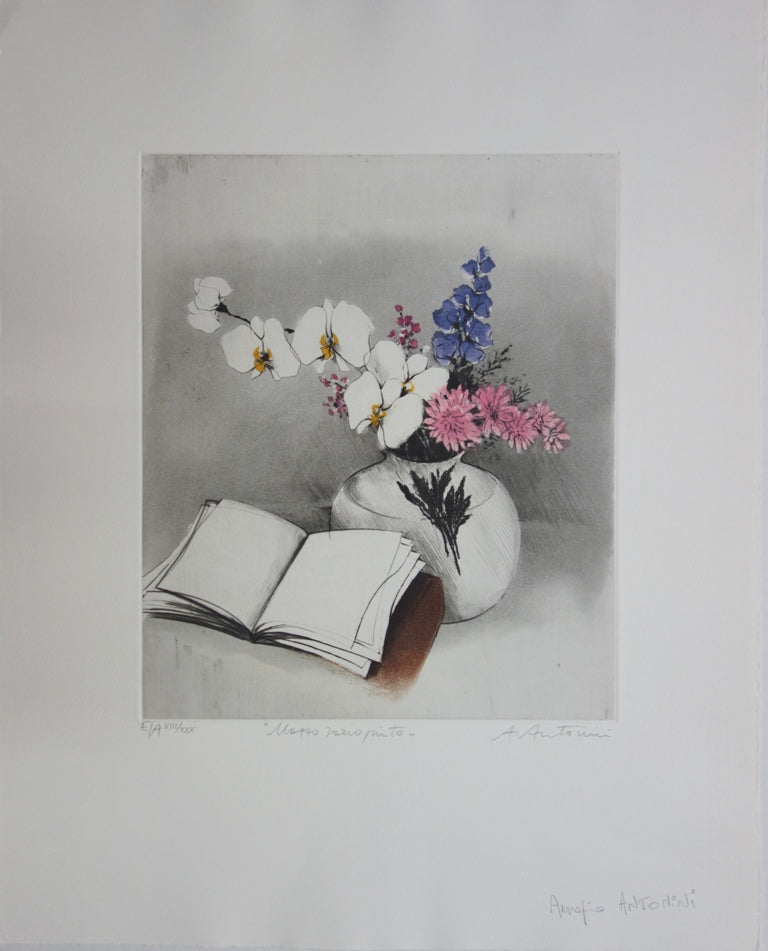 Annapia ANTONINI : Nature morte - Gravure