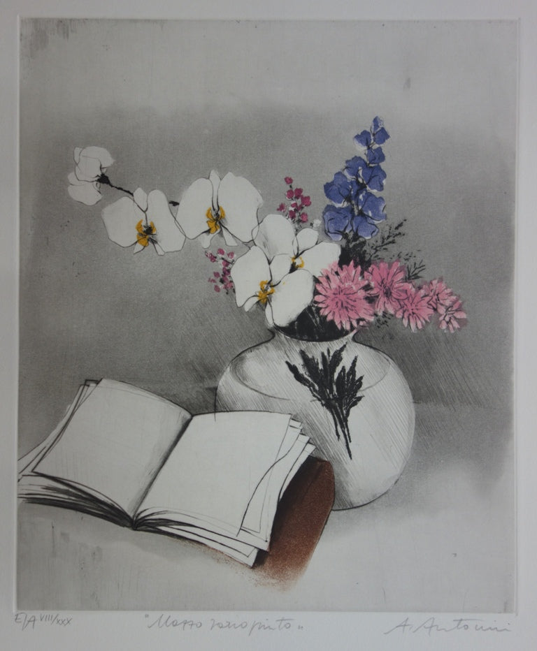 Annapia ANTONINI : Nature morte - Gravure (détail)
