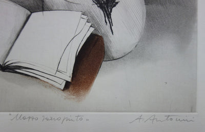 Annapia ANTONINI : Nature morte - Gravure (détail)