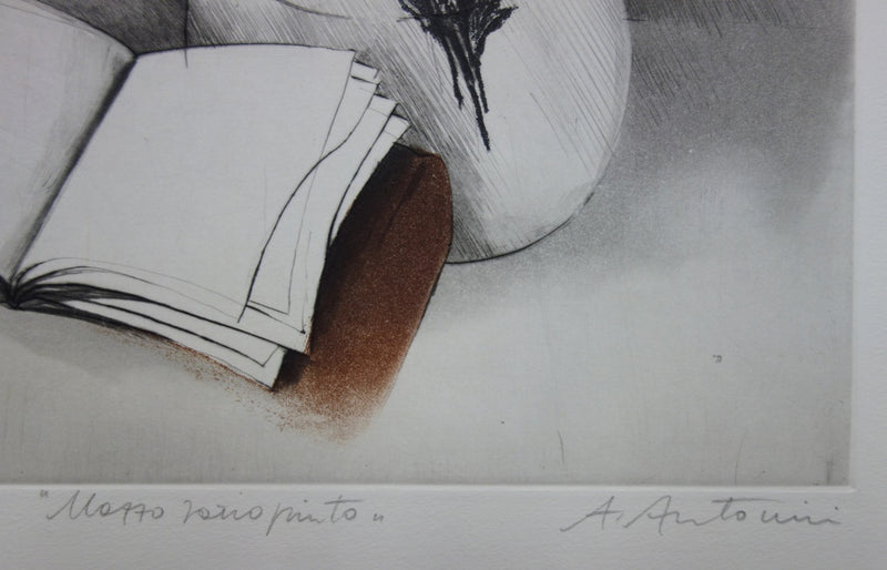 Annapia ANTONINI : Nature morte - Gravure (détail)