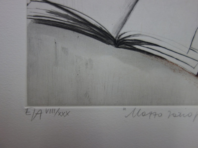 Annapia ANTONINI : Nature morte - Gravure (détail)