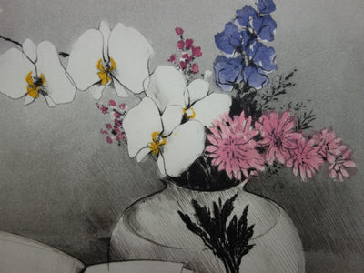 Annapia ANTONINI : Nature morte - Gravure (détail)