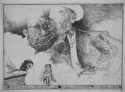 Sergio AQUINDO : Miror dialogue - Gravure