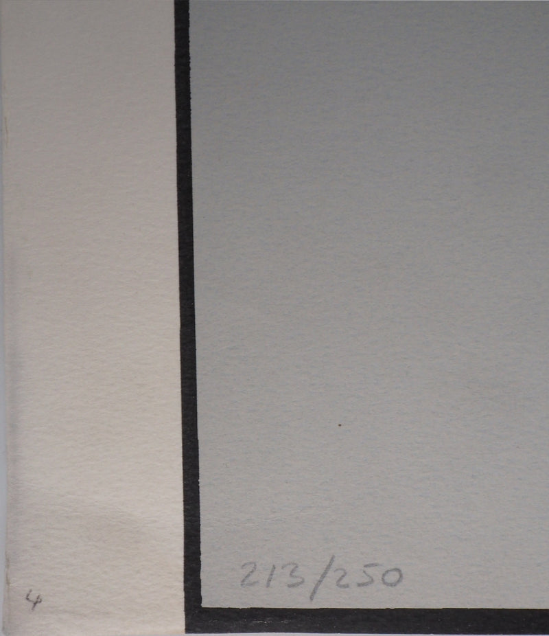 Carmelo ARDEN QUIN : Composition aux anneaux olympiques- 1992 - Lithographie (détail)