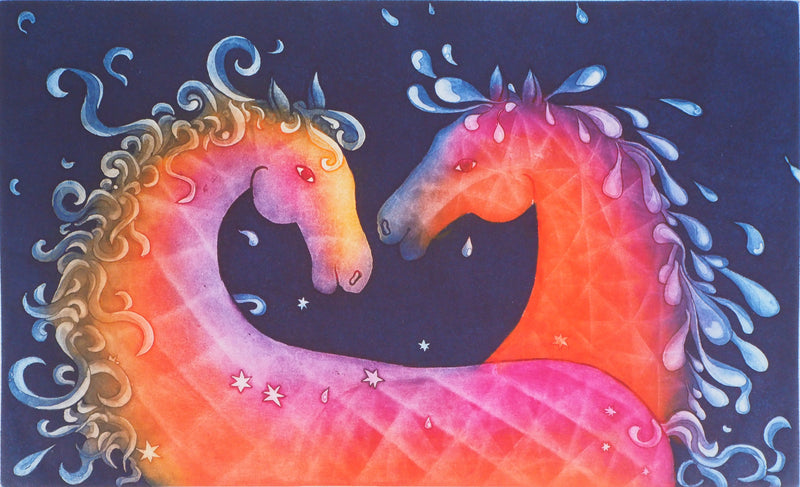 Ludmila ARMATA : Crystal Love - Gravure (détail)