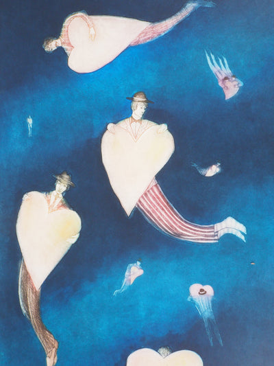 Ludmila ARMATA : Lonely Hearts - Gravure (détail)