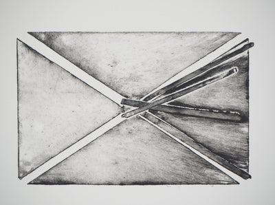 Gotz ARNDT : Composition métallique - Gravure