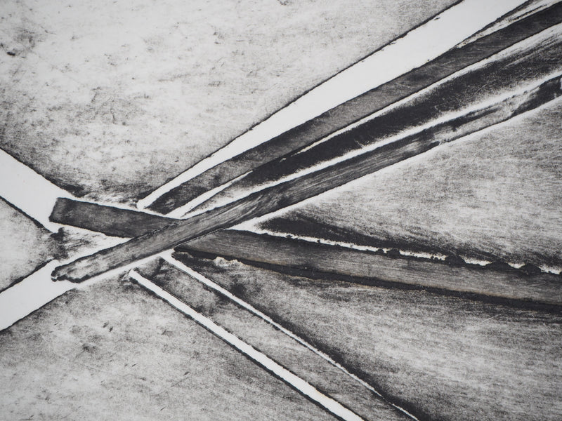 Gotz ARNDT : Composition métallique - Gravure (détail)