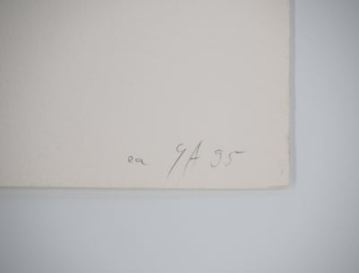 Gotz ARNDT : Composition métallique - Gravure (détail)