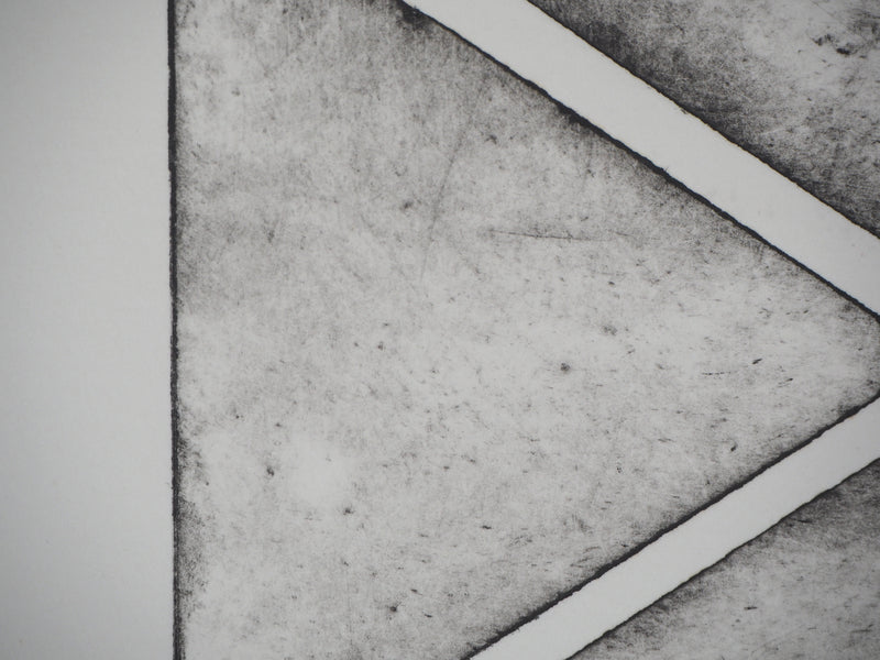 Gotz ARNDT : Composition métallique - Gravure (détail)