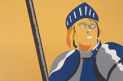 Eduardo ARROYO : Saint Michel, 1984 - Lithographie