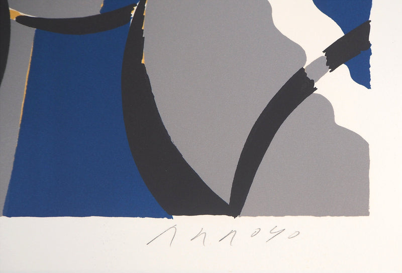 Eduardo ARROYO : Saint Michel, 1984 - Lithographie (détail)